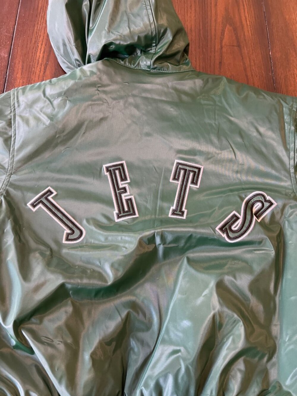 Vintage Play Football NFL NY Jets Youth Childrens Coat sz Medium 8/10 Boy Unisex - Picture 8 of 8